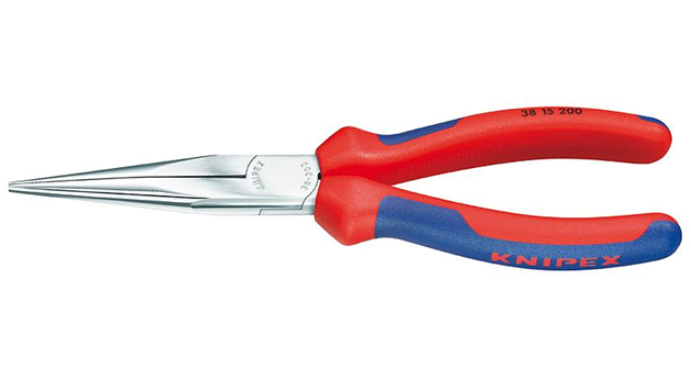 KNIPEX Плоскогубцы механика 200мм прямые c 2-хцвет ручк