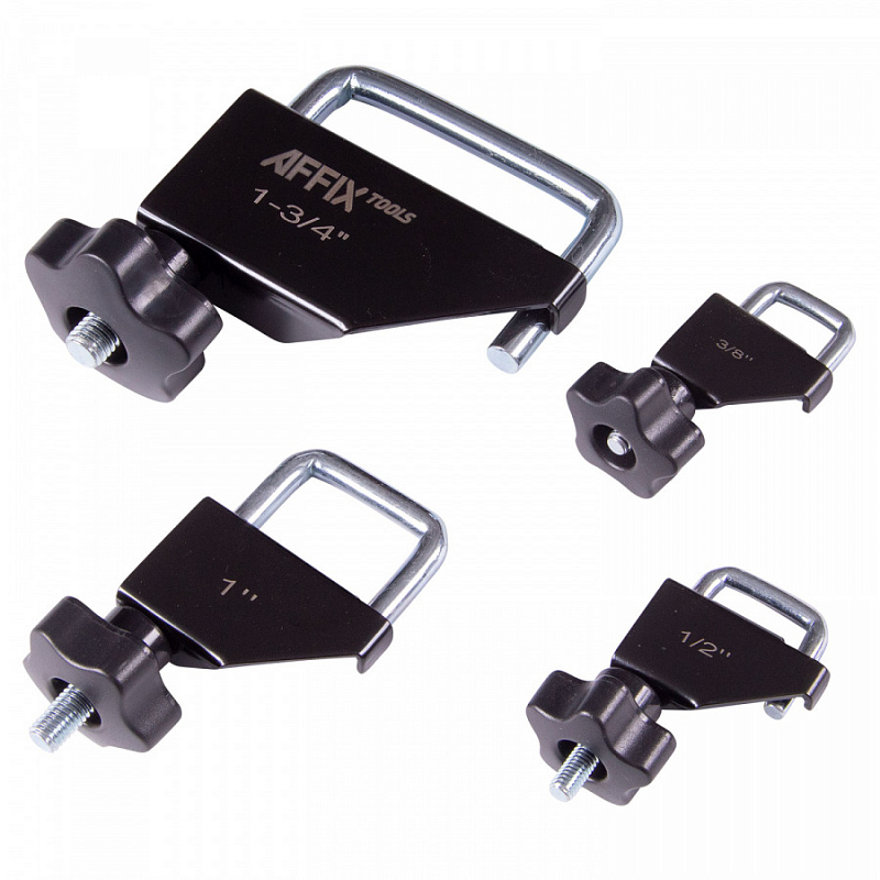 НАБОР ЗАЖИМОВ Д/ШЛАНГОВ ВИНТОВЫХ, 4 ПР. AFFIX