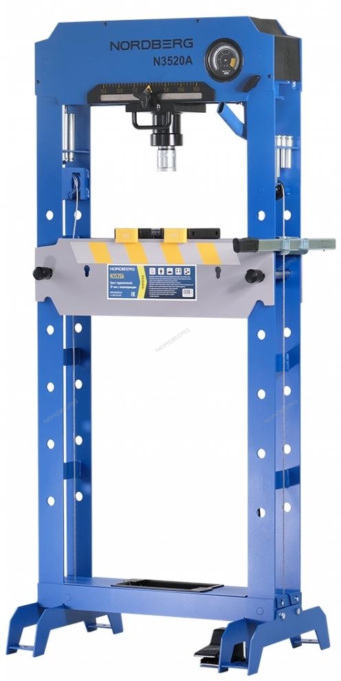 Гидравлический пресс PRO, 20т, пневмопривод  NORDBERG