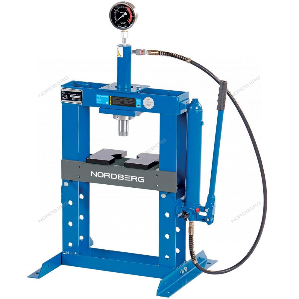 Пресс гидравлический настольный, 10 т NORDBERG