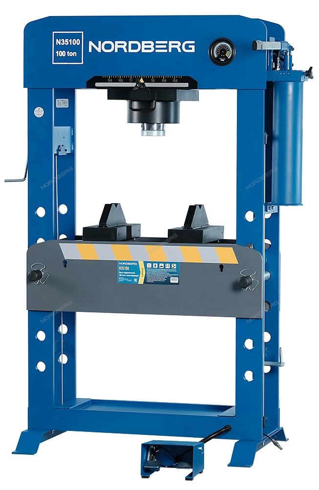 Гидравлический пресс PRO, 100 т, пневмопривод NORDBERG  