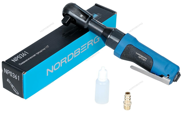 Пневматическая трещотка 1/2", 88 Нм NORDBERG Пневматическая трещотка 1/2", 88 Нм NORDBERG