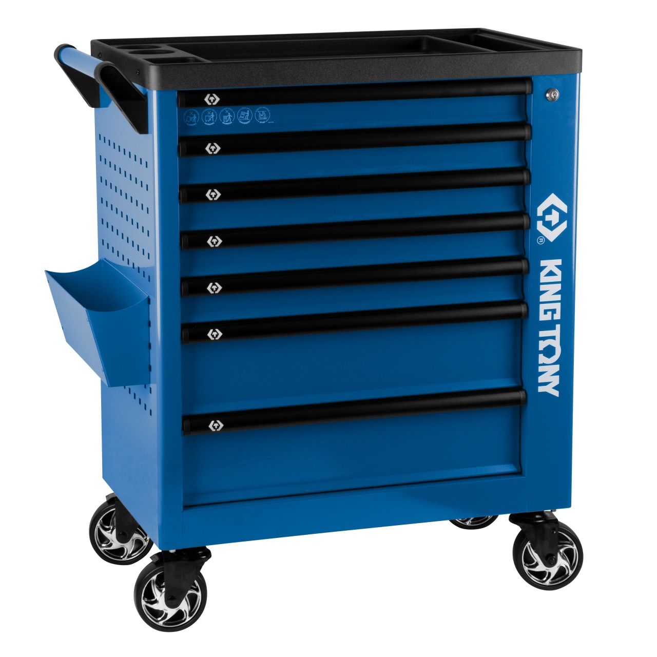 ТЕЛЕЖКА ИНСТРУМЕНТАЛЬНАЯ, СИНЯЯ, 7 ВЫДВИЖНЫХ ЯЩИКОВ, "PROFESSIONAL", KING TONY