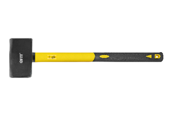 Кувалда кованая 3кг, фиберглассовая ручка,  FIT