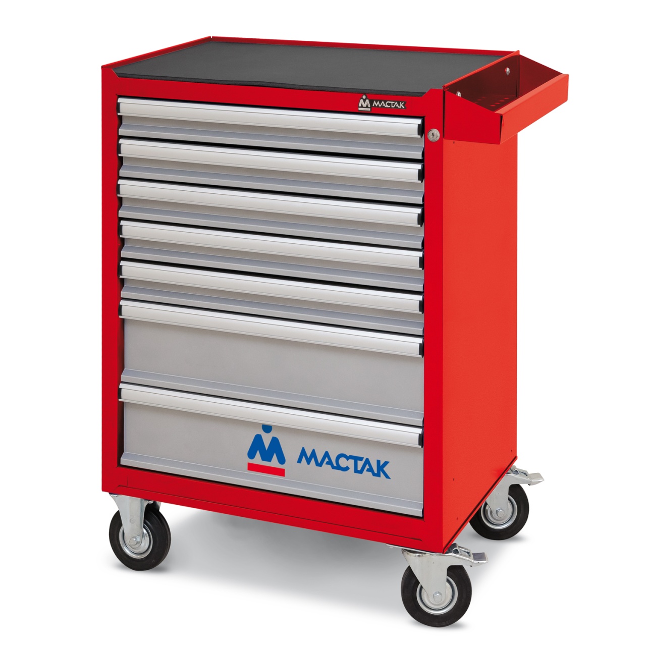 ТЕЛЕЖКА ИНСТРУМЕНТАЛЬНАЯ, 7 ПОЛОК, "ОПТИМА", КРАСНАЯ МАСТАК