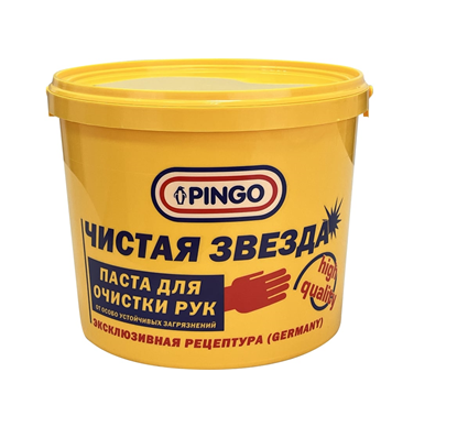 Паста для рук очищающая 5л PINGO Паста для рук очищающая 5л PINGO