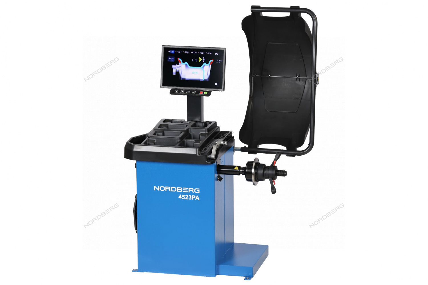 Станок балансировочный автоматический с дисплеем, синий NORDBERG