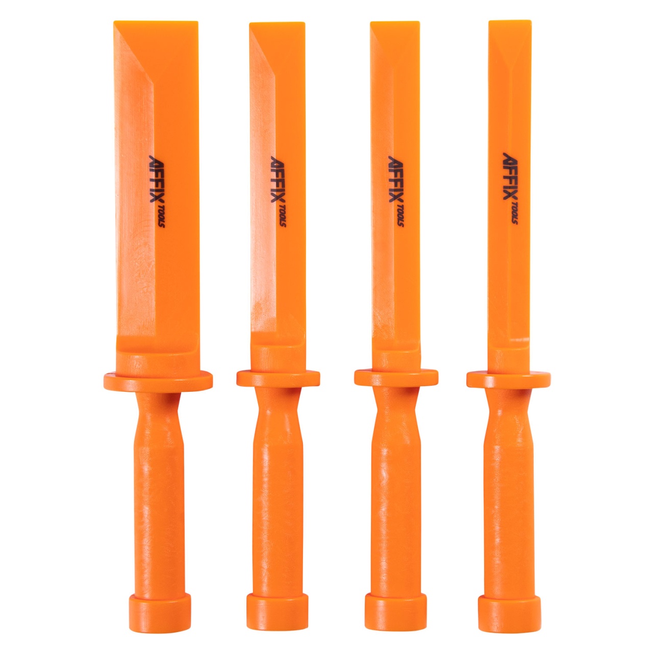 НАБОР ПЛАСТИКОВЫХ СКРЕБКОВ, 4 ПР.,  AFFIX