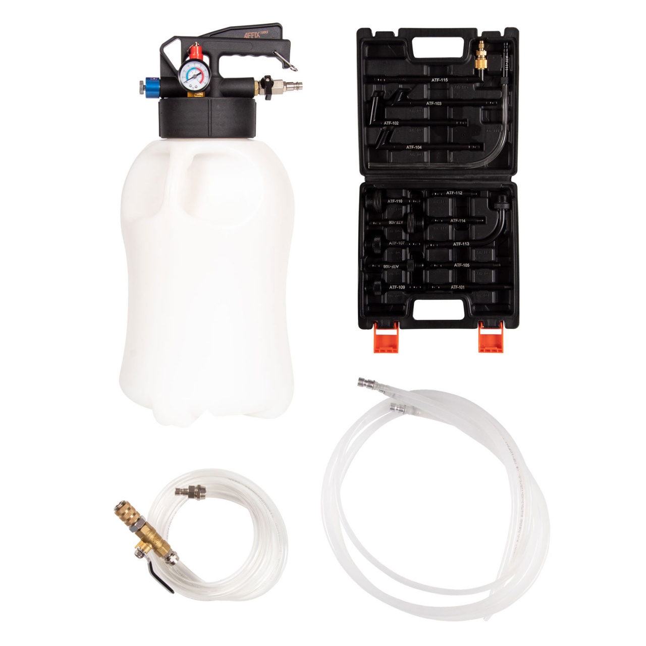 УСТРОЙСТВО ПНЕВМАТИЧ. ДЛЯ ЗАМЕНЫ МАСЛА В АКПП, 10л, AFFIX