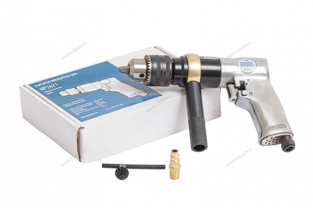 Пневмодрель диам. сверла до 13мм NORDBERG Пневмодрель диам. сверла до 13мм NORDBERG