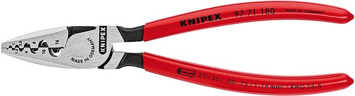 Опрессовка круглых клемм