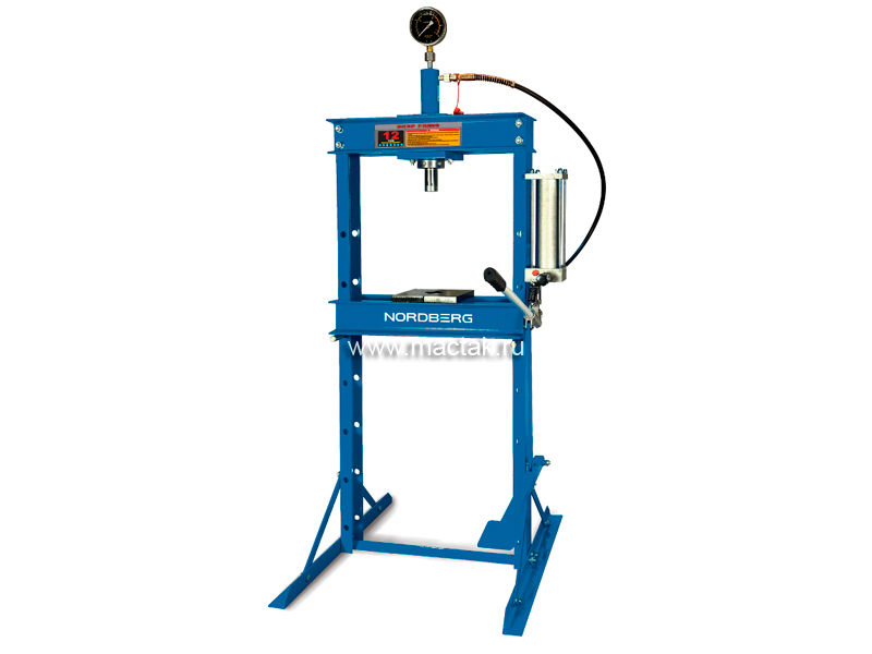 Пресс гидравлический напольный 12т. NORDBERG  