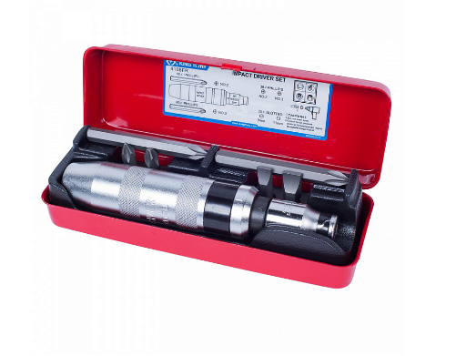 ОТВЁРТКА  УДАРНАЯ+НАСАДКИ 5/16''  8пр.KING TONY