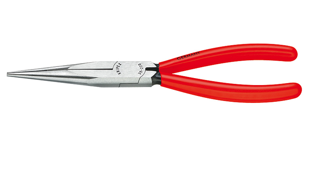 KNIPEX Плоскогубцы механика 200мм прямые c полир. пластмассовыми ручками KNIPEX Плоскогубцы механика 200мм прямые c полир. пластмассовыми ручками